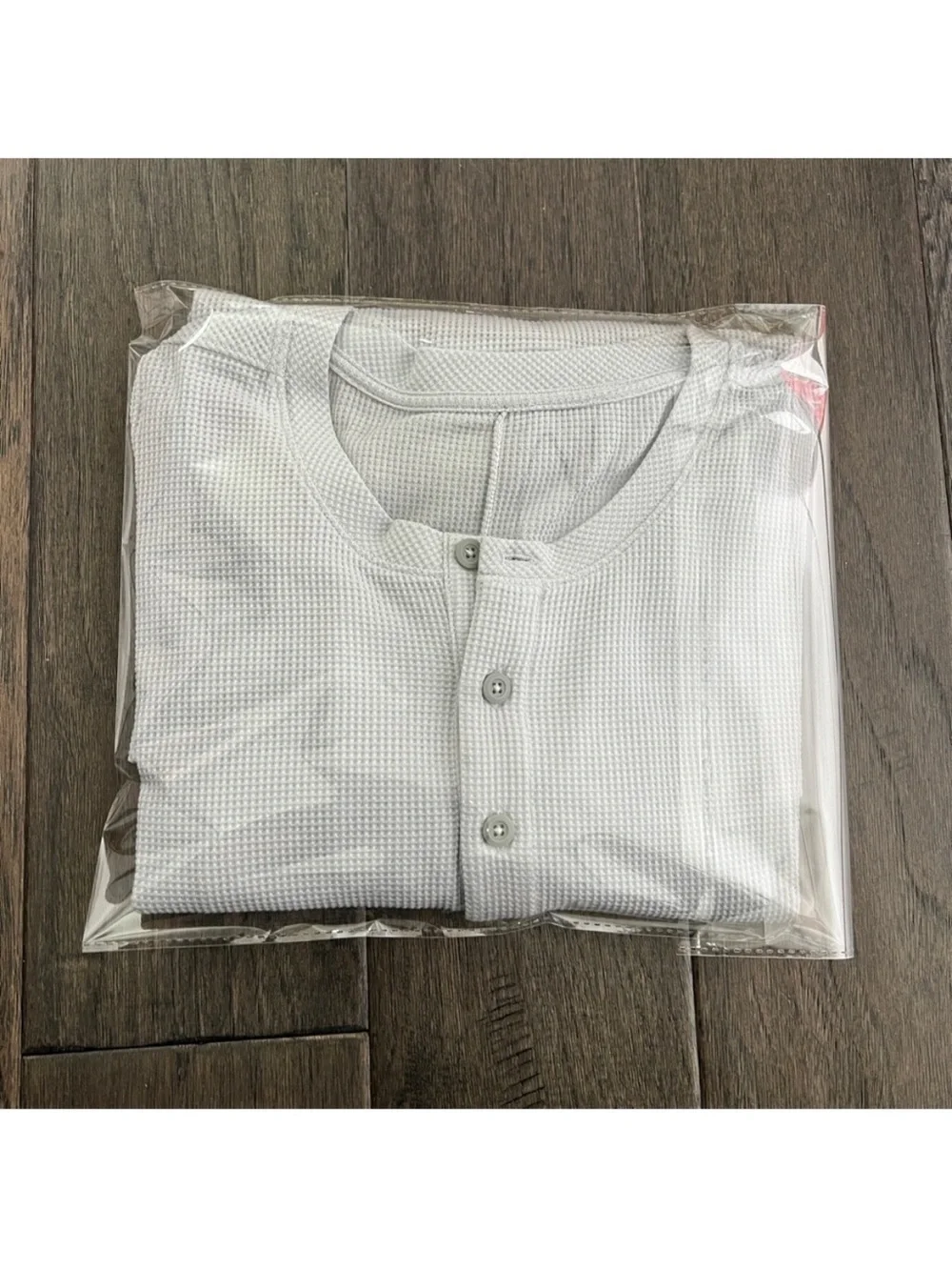 Lululemon Shift Stitch Henley Heathered Core Ultra Light Grey